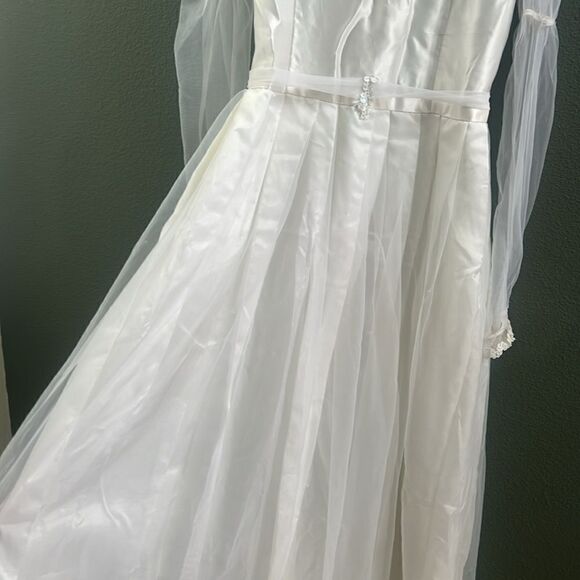Rubie's Girls Wedding Dress Costume White Dress Sz Youth Large - Picture 3 of 8